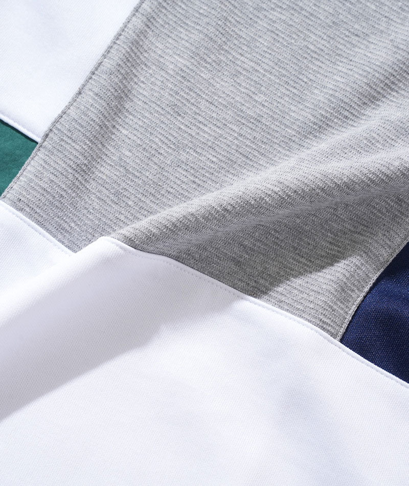 接触冷感切り替え半袖クルーネックTシャツ - Image 23