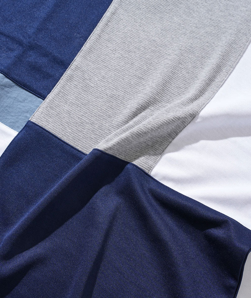 接触冷感切り替え半袖クルーネックTシャツ - Image 25