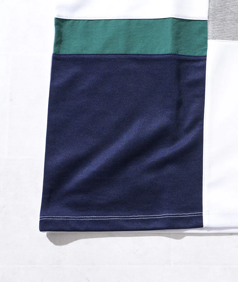 接触冷感切り替え半袖クルーネックTシャツ - Image 28