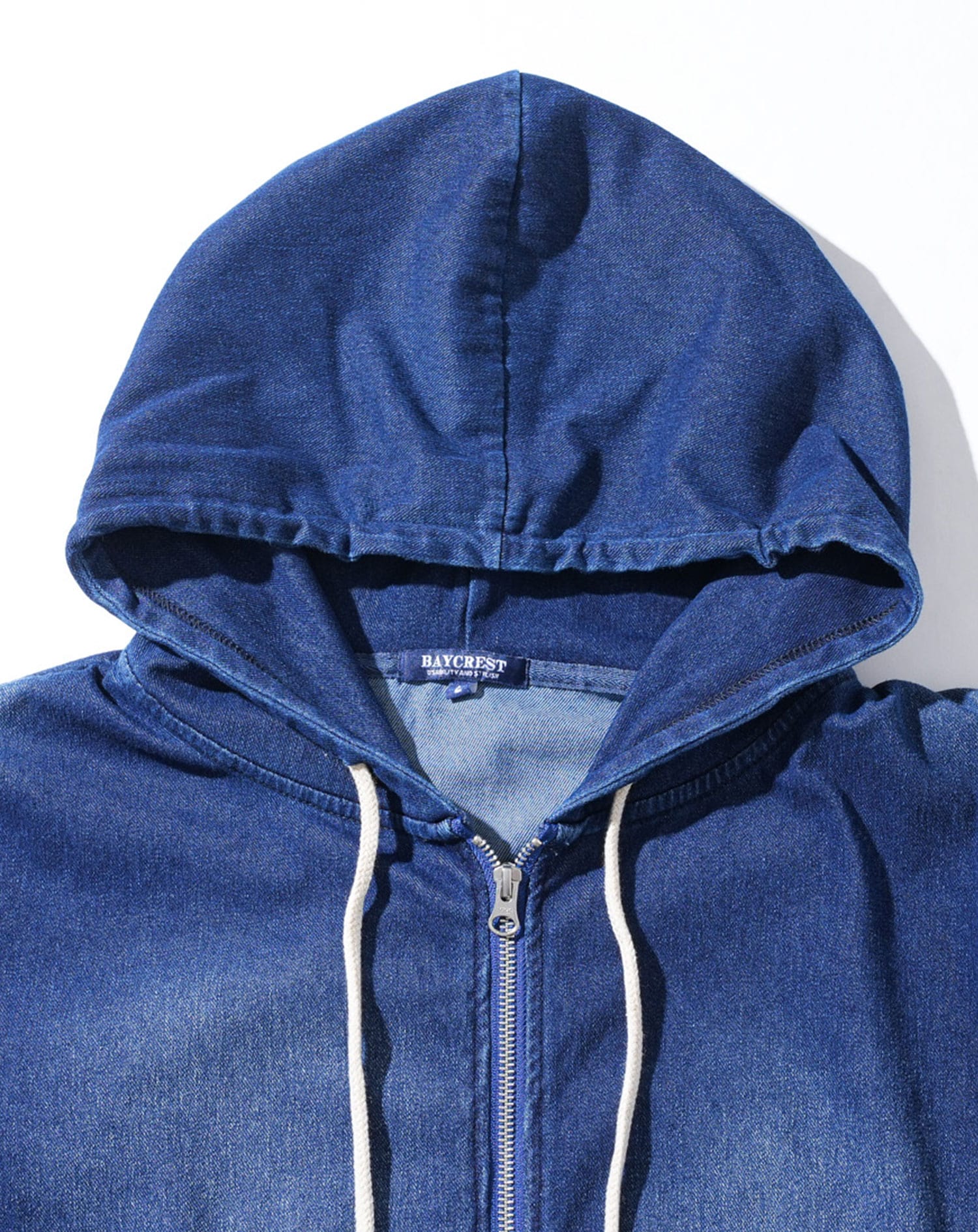 セットアップ　カットデニム長袖ジップアップパーカー×ストレッチジョガーパンツ - Image 14