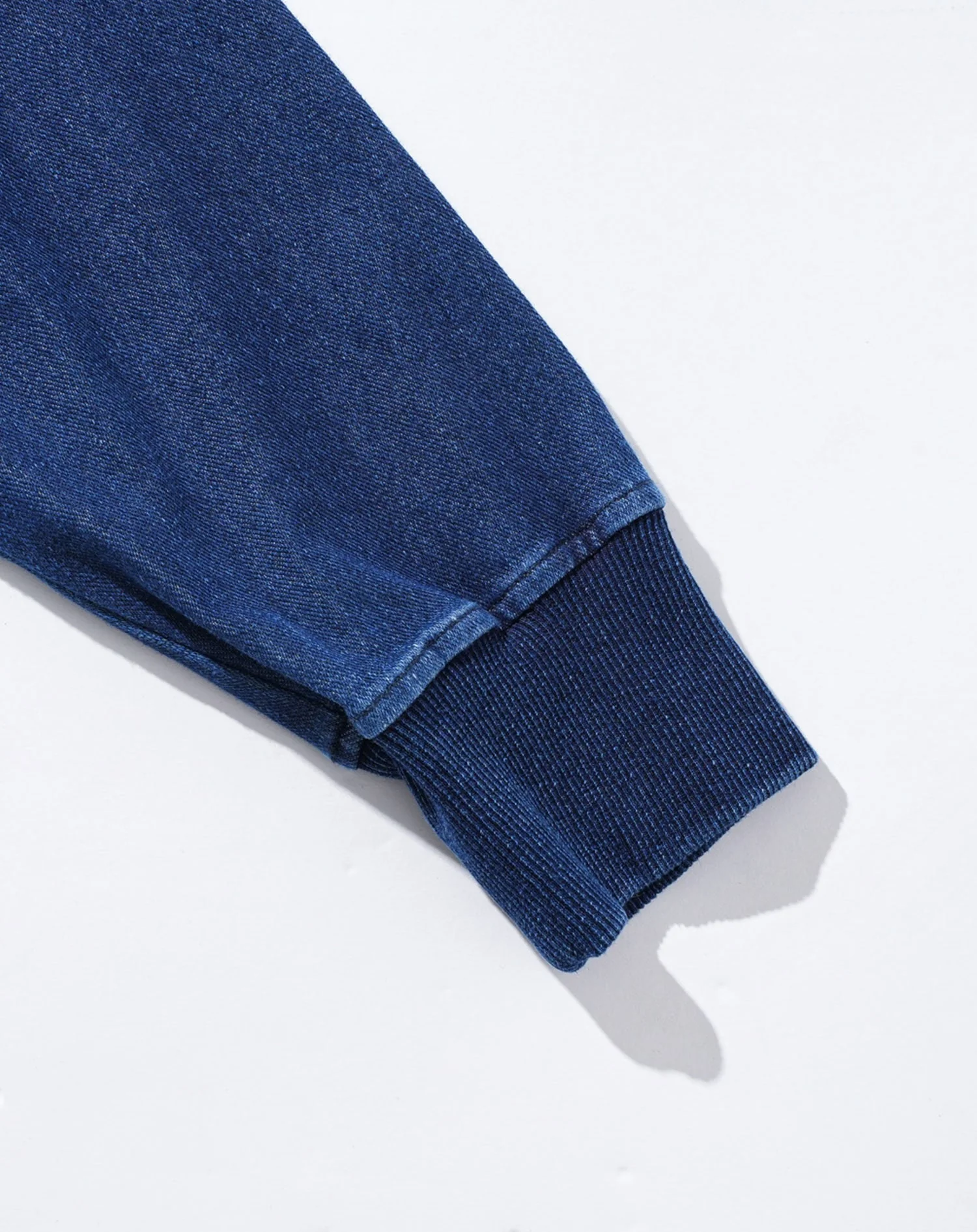 セットアップ　カットデニム長袖ジップアップパーカー×ストレッチジョガーパンツ - Image 17