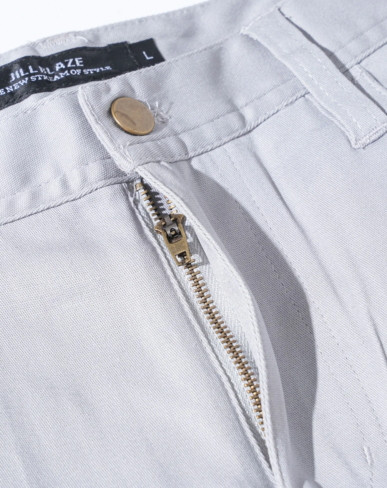 スリムストレッチテーパードチノグレーパンツ - Image 13
