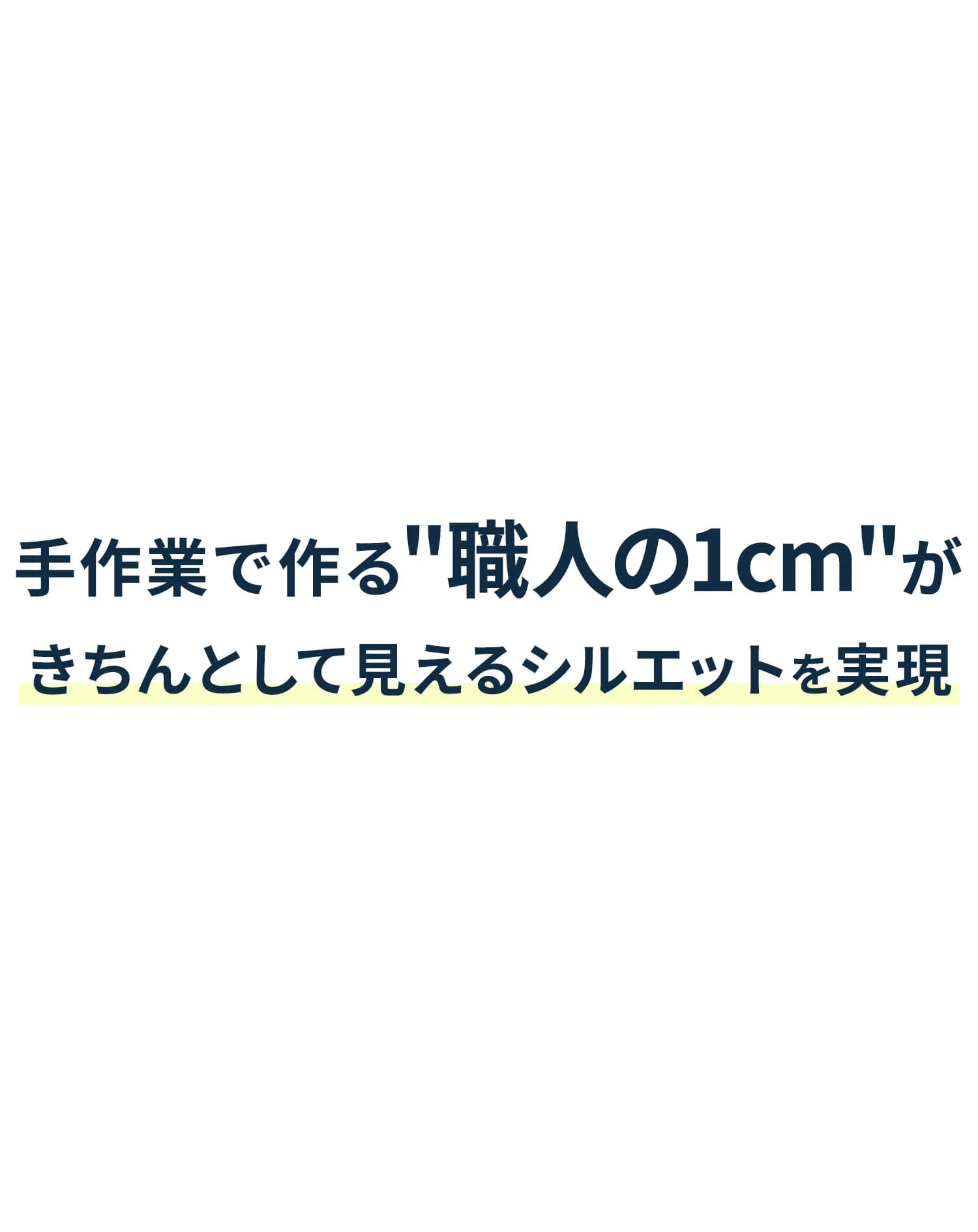 七分袖こだわりシルエットシャツ　日本製 - Image 2