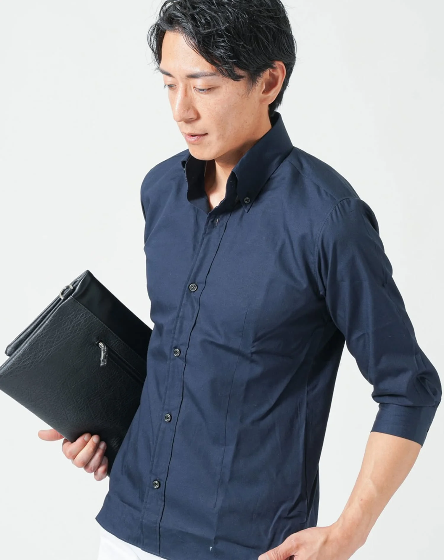 七分袖こだわりシルエットシャツ　日本製 - Image 35