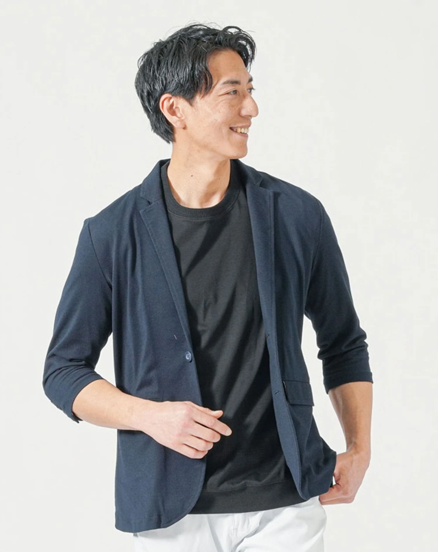 プレミアムコットンビジネス半袖クルーネックTシャツ - Image 22