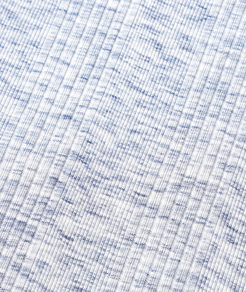 ランダムテレコ素材ヘンリーネック7分袖・半袖Ｔシャツ - Image 56