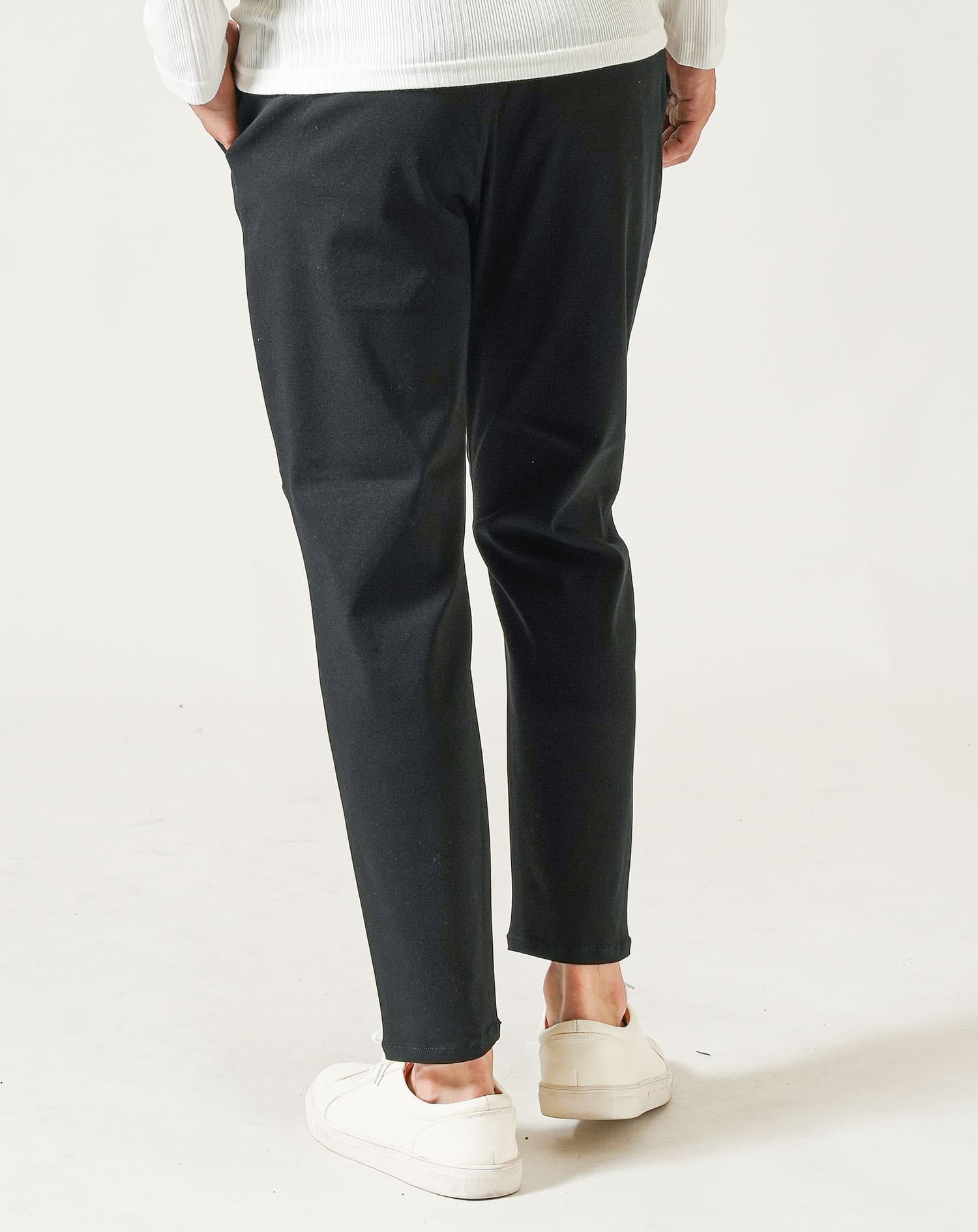 厚手生地ストレッチテーパードチノパンツ - Image 10