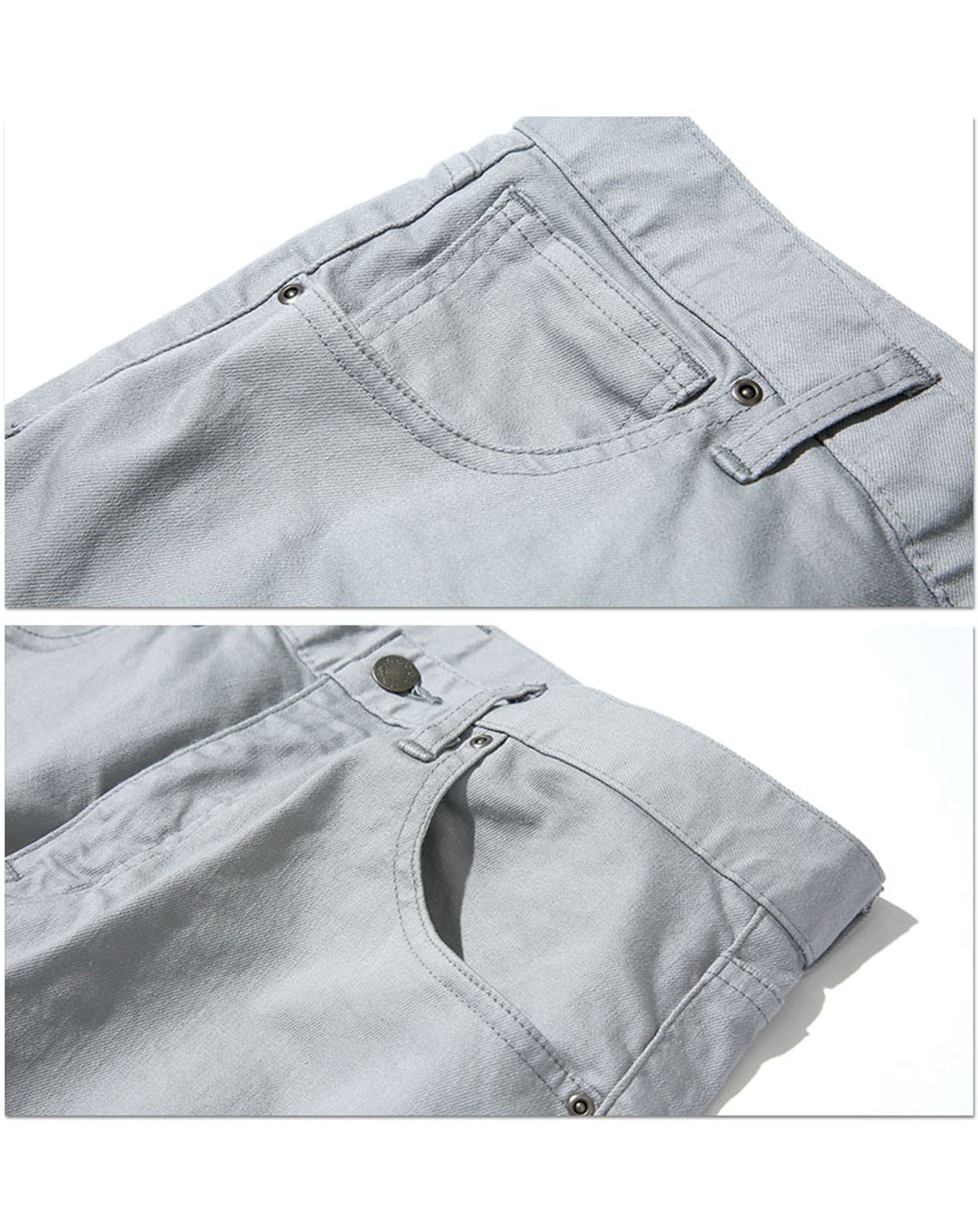 日本製テーパードストレッチグレースリムチノパンツ - Image 13