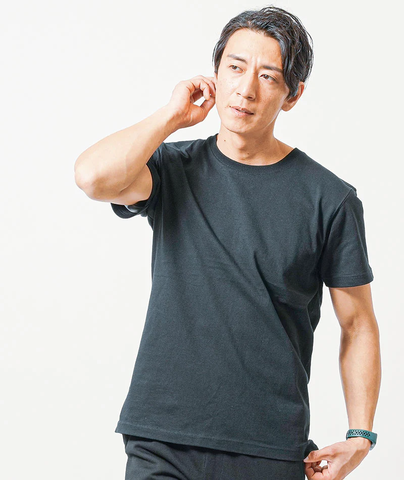 普段着スポーツファッション服メンズ3点コーデセット グレー長袖ジップパーカー×黒半袖Tシャツ×黒スウェットジョガーパンツ - Image 13
