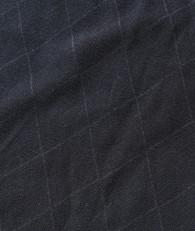 ジャケット専用インナークールマックス素材シャドーアーガイル半袖モックネッククルーネックTシャツ - Image 25