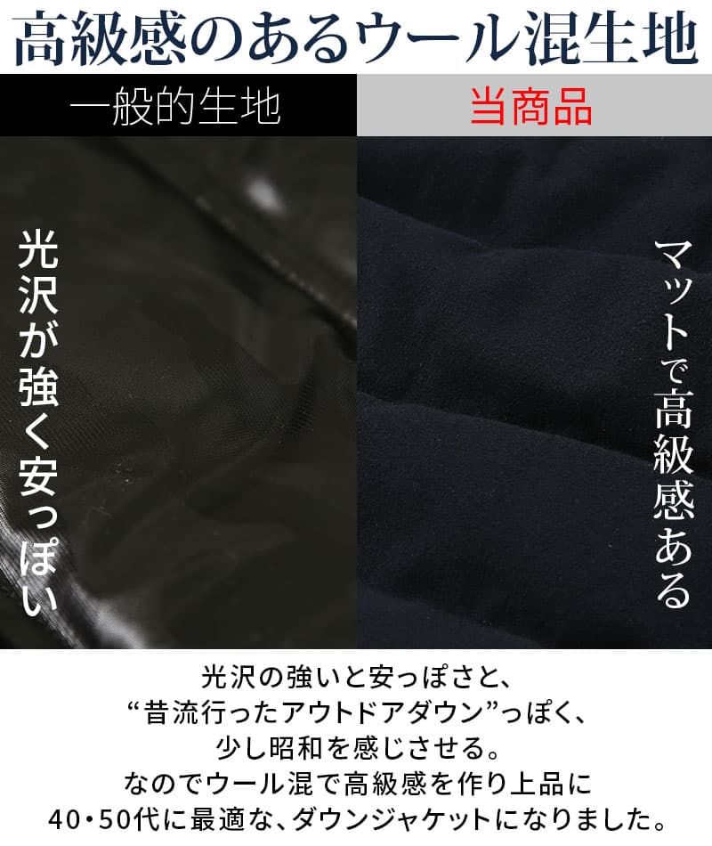 ウール混フード付きプレミアムダウンジャケット - Image 10