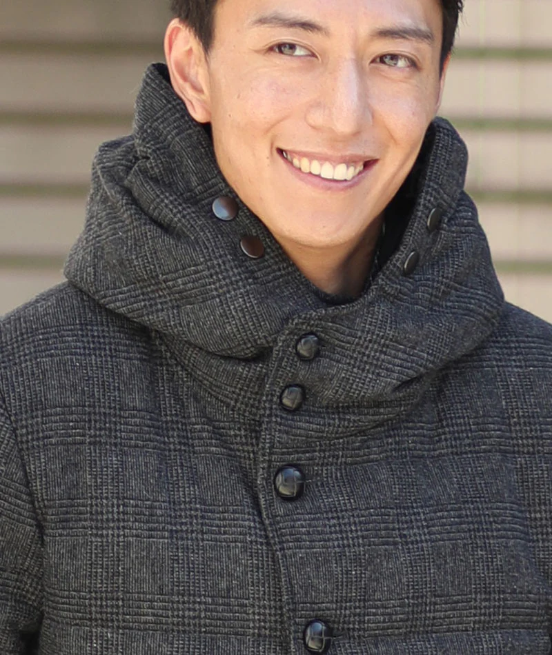 ウール混フード付きプレミアムダウンジャケット - Image 26