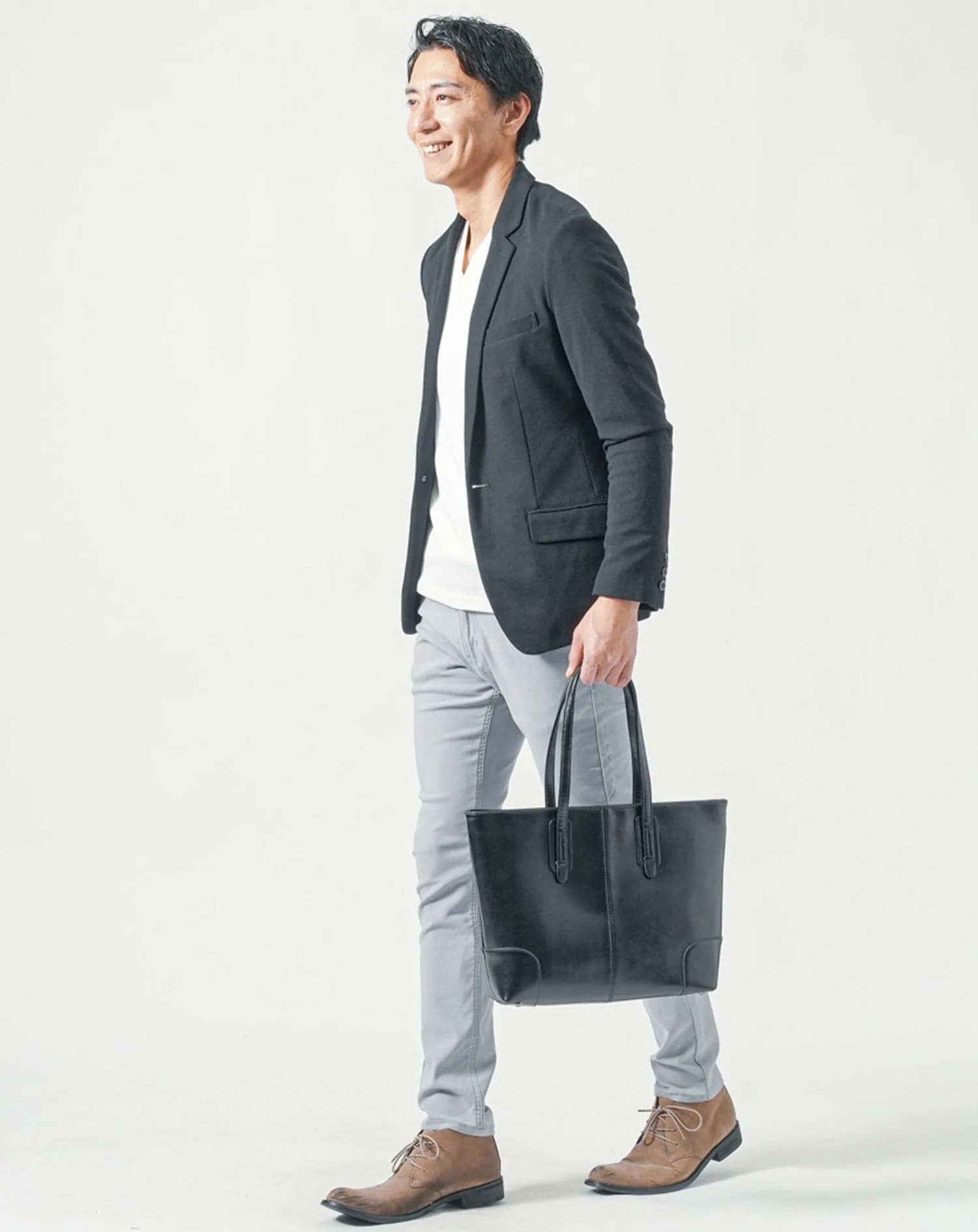 ファスナー付き本革トートバッグ - Image 17