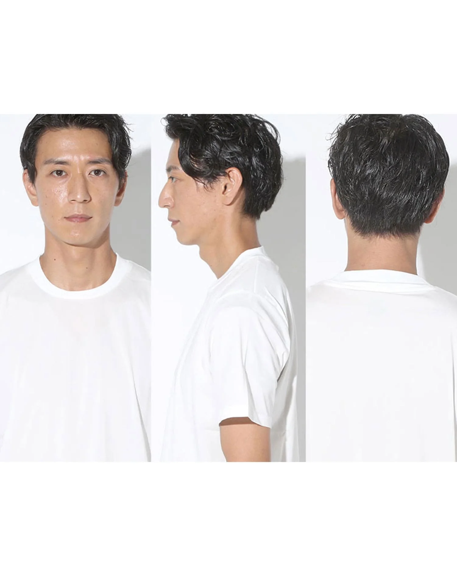 3点セットアップ 接触冷感長袖テーラードジャケット×ジャケット専用半袖Tシャツ×テーパードイージーパンツ - Image 9