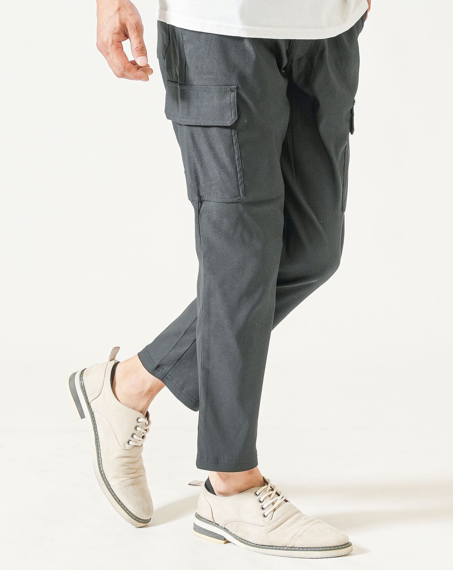 接触冷感スーパーストレッチアンクルカーゴパンツ - Image 17