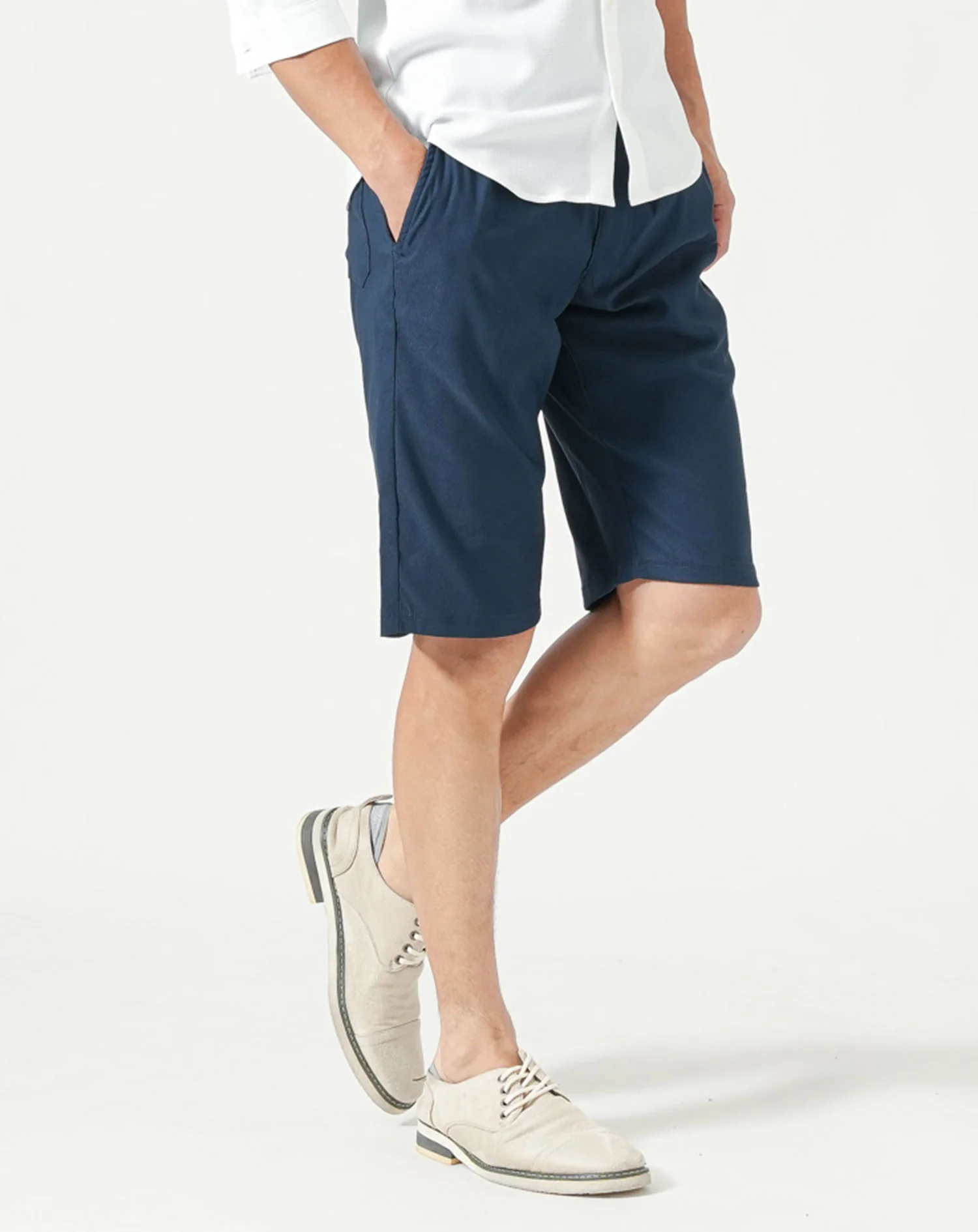 接触冷感スーパーストレッチチノハーフパンツ - Image 45