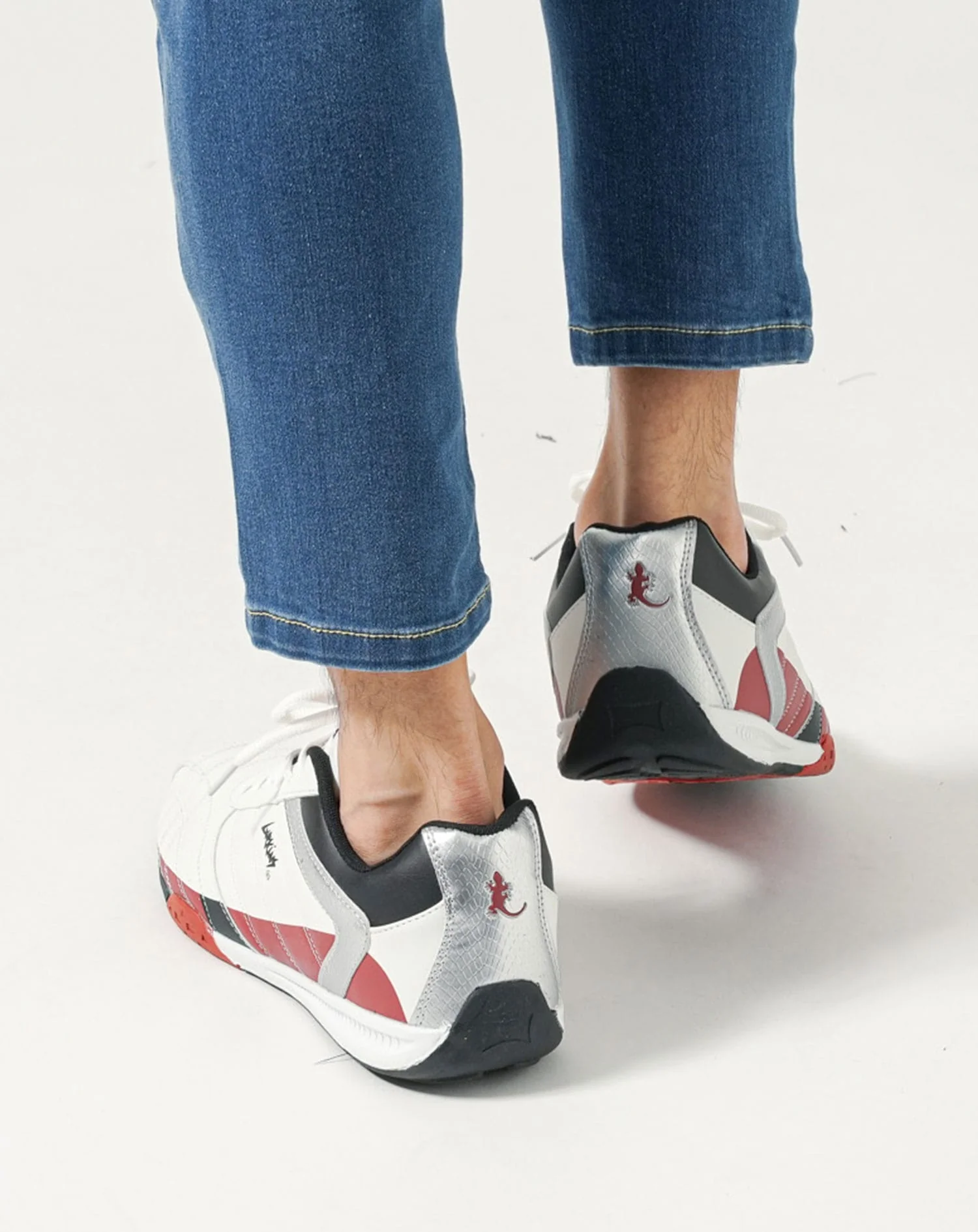 PUレザーローカットデザインスニーカー - Image 6