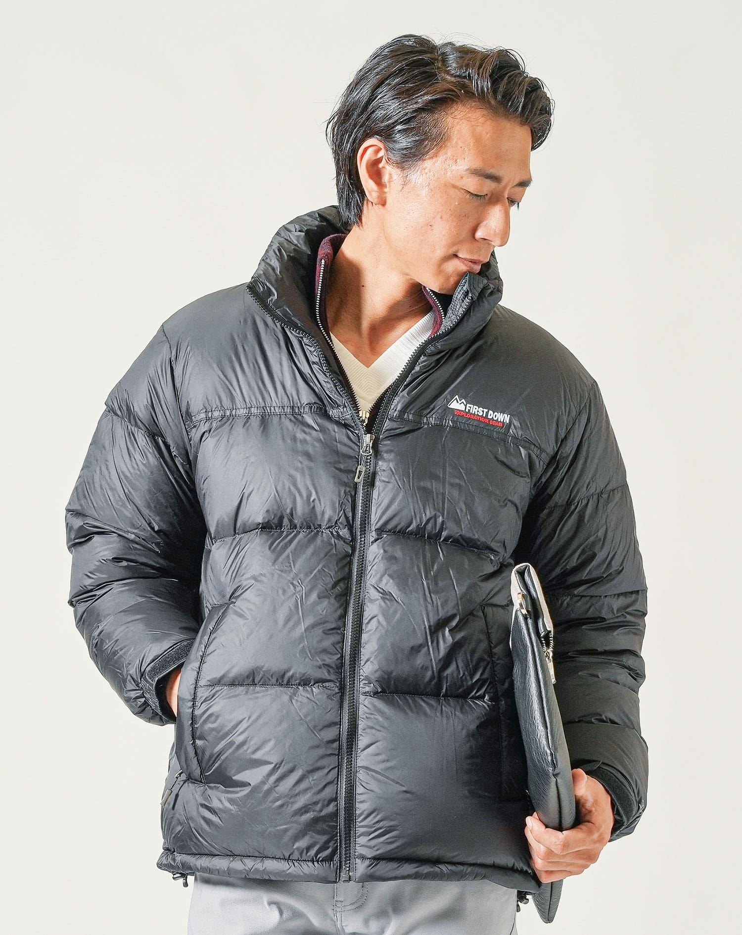 FIRST DOWM ファーストダウン 撥水加工ライトダウンジャケット - Image 8