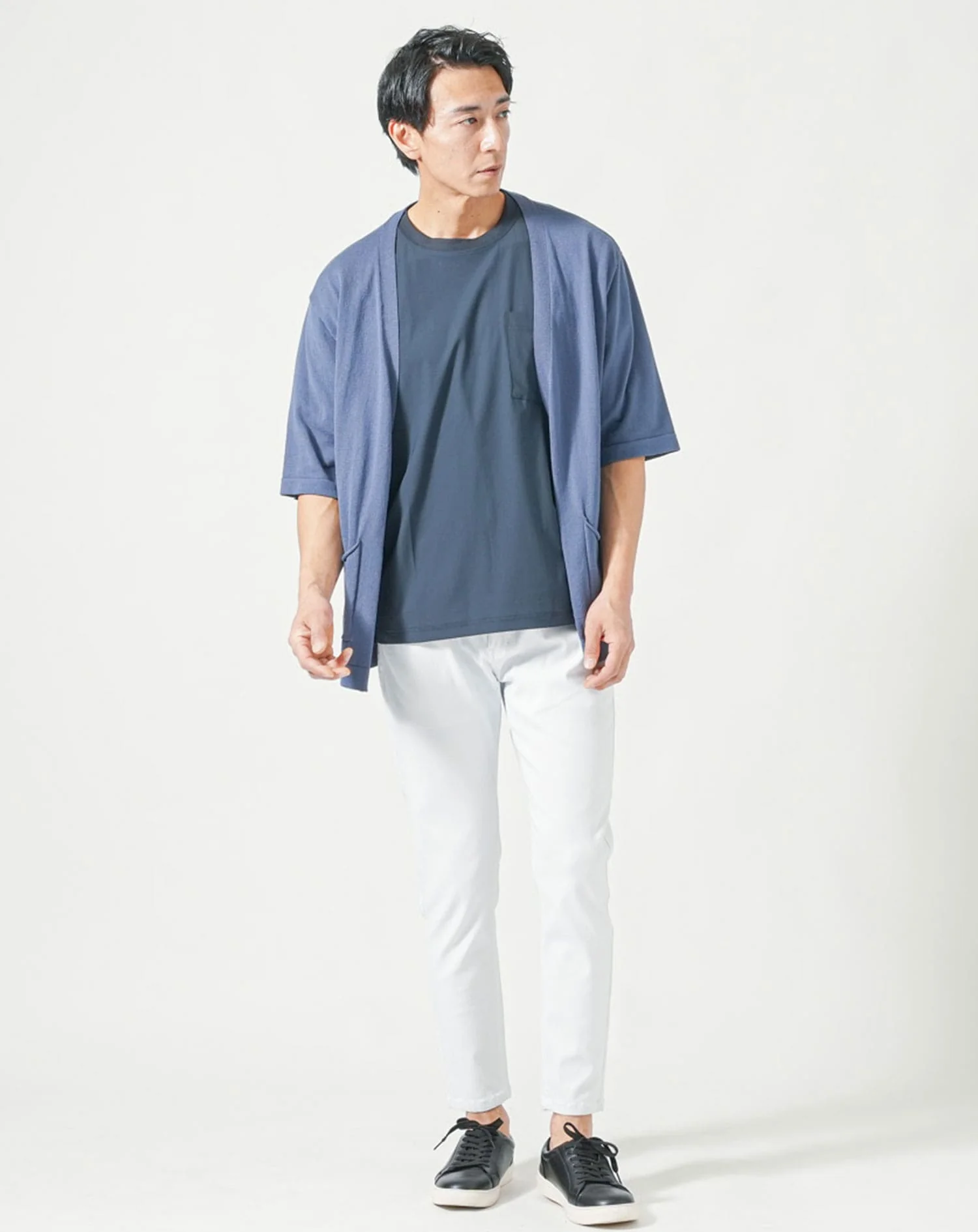 涼しい接触冷感オーバーサイズ半袖クルーネックTシャツ - Image 20