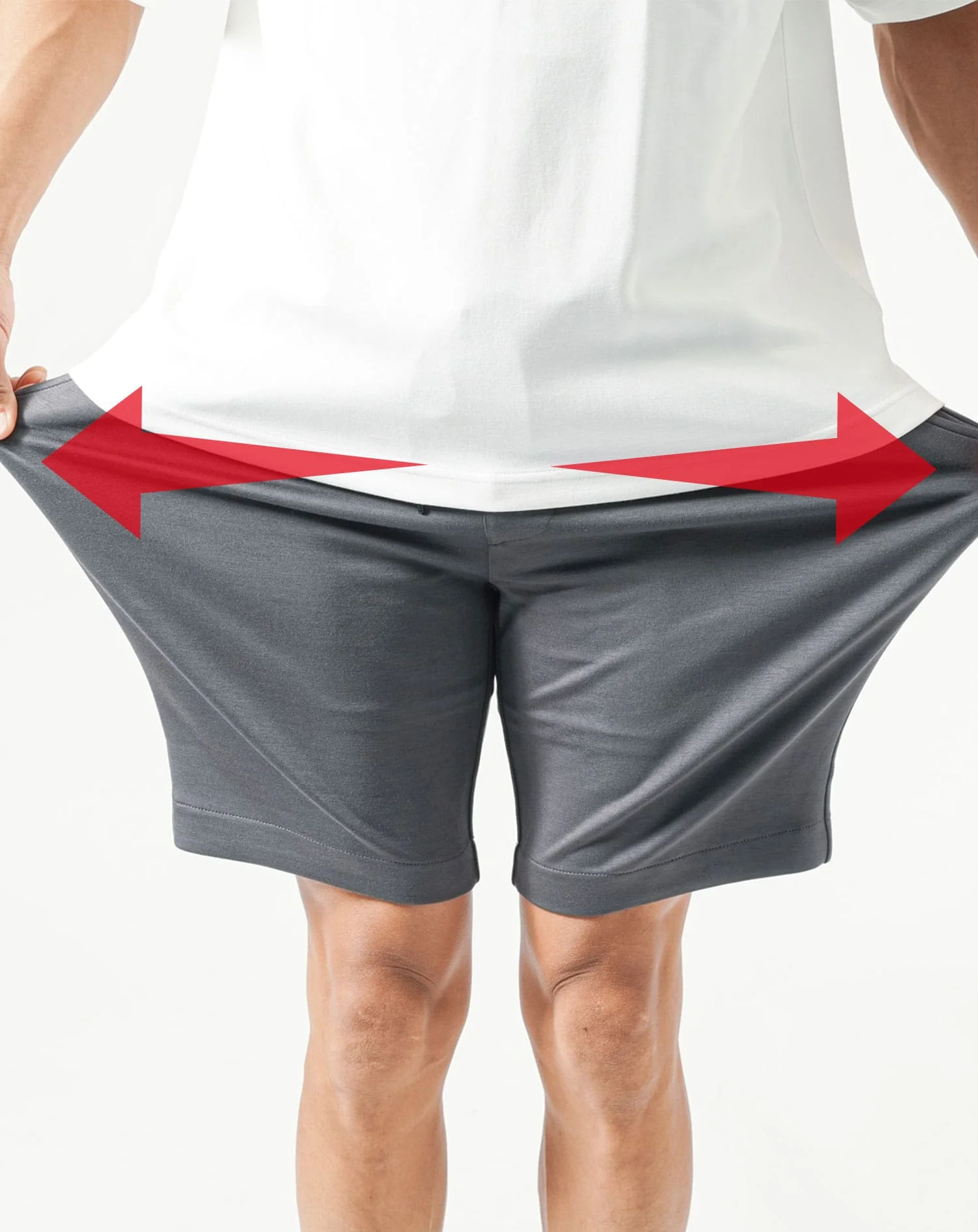 接触冷感テトロンストレッチハーフパンツ - Image 12
