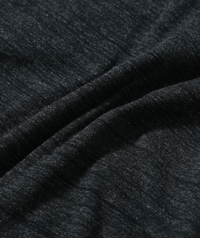 段染め杢フライス長袖VネックTシャツ - Image 8