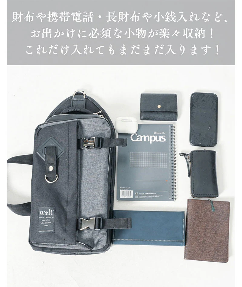 配色切り替えデザインボディバッグ - Image 14