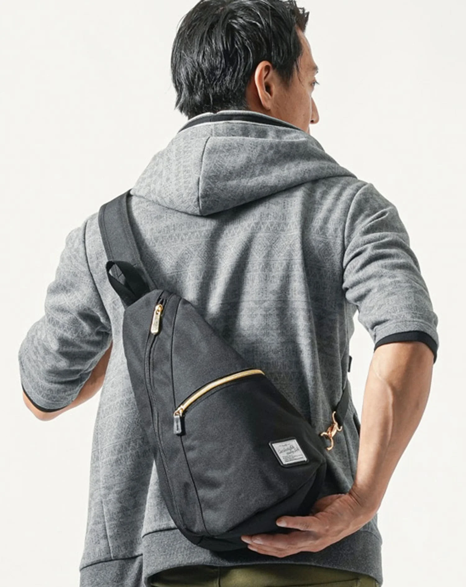 撥水ポリエステルボディバッグ - Image 7