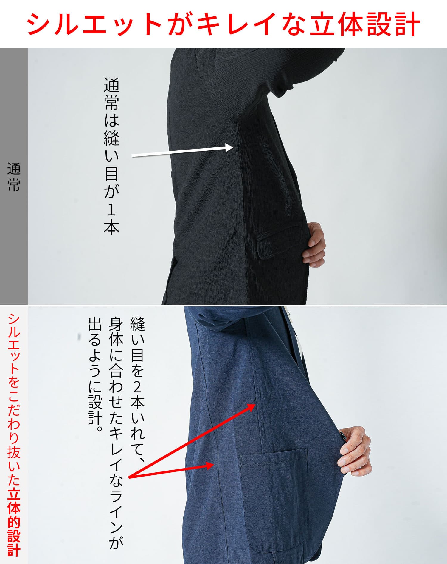 ハイブリッドテーラードジャケット - Image 8