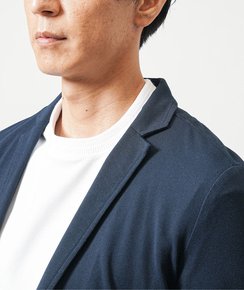 汗染み軽減リブジャガード半袖クルーネックＴシャツ - Image 10