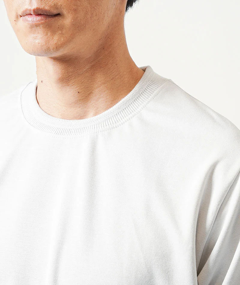 汗染み軽減リブジャガード半袖クルーネックＴシャツ - Image 30