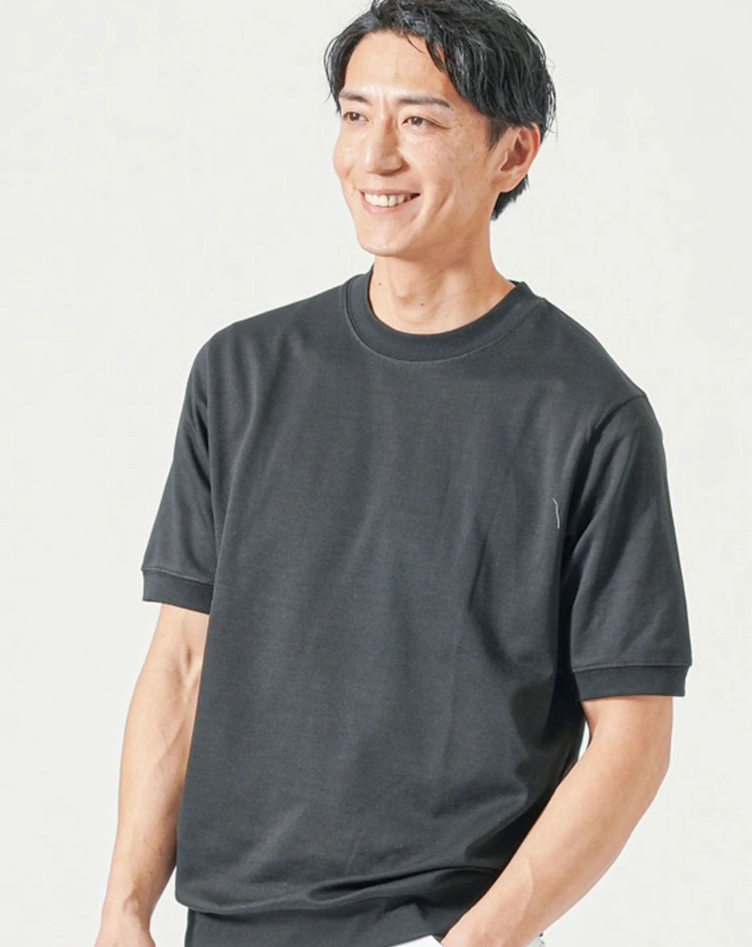 スムースコットン半袖クルーネックTシャツ - Image 19