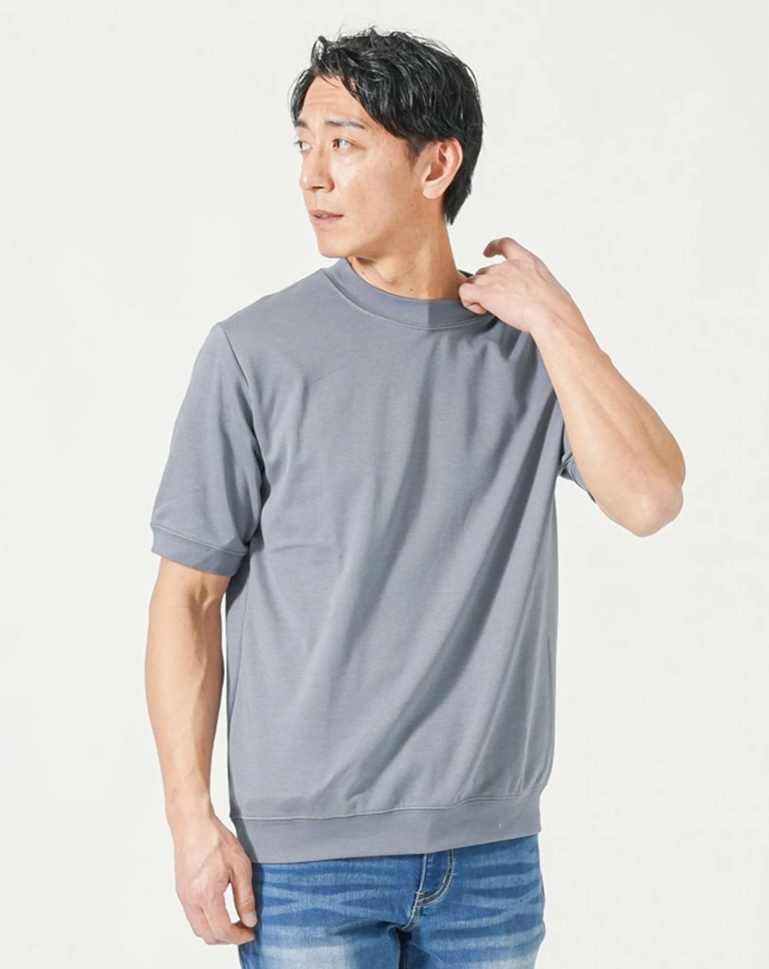 お得な3枚セット スムースコットン半袖クルーネックTシャツ - Image 39