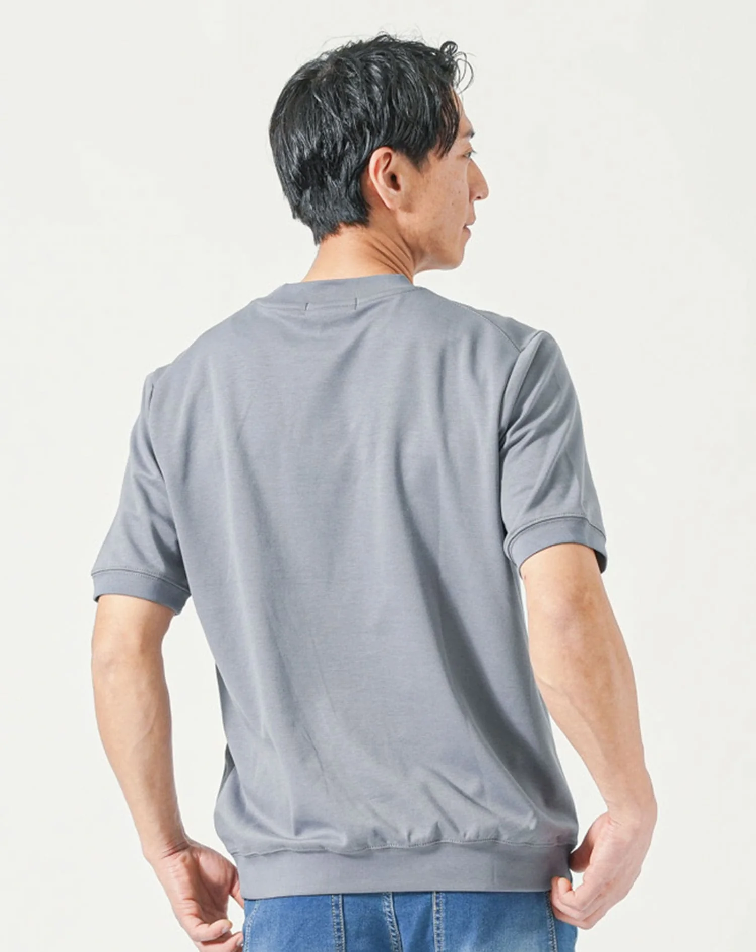 お得な3枚セット スムースコットン半袖クルーネックTシャツ - Image 41