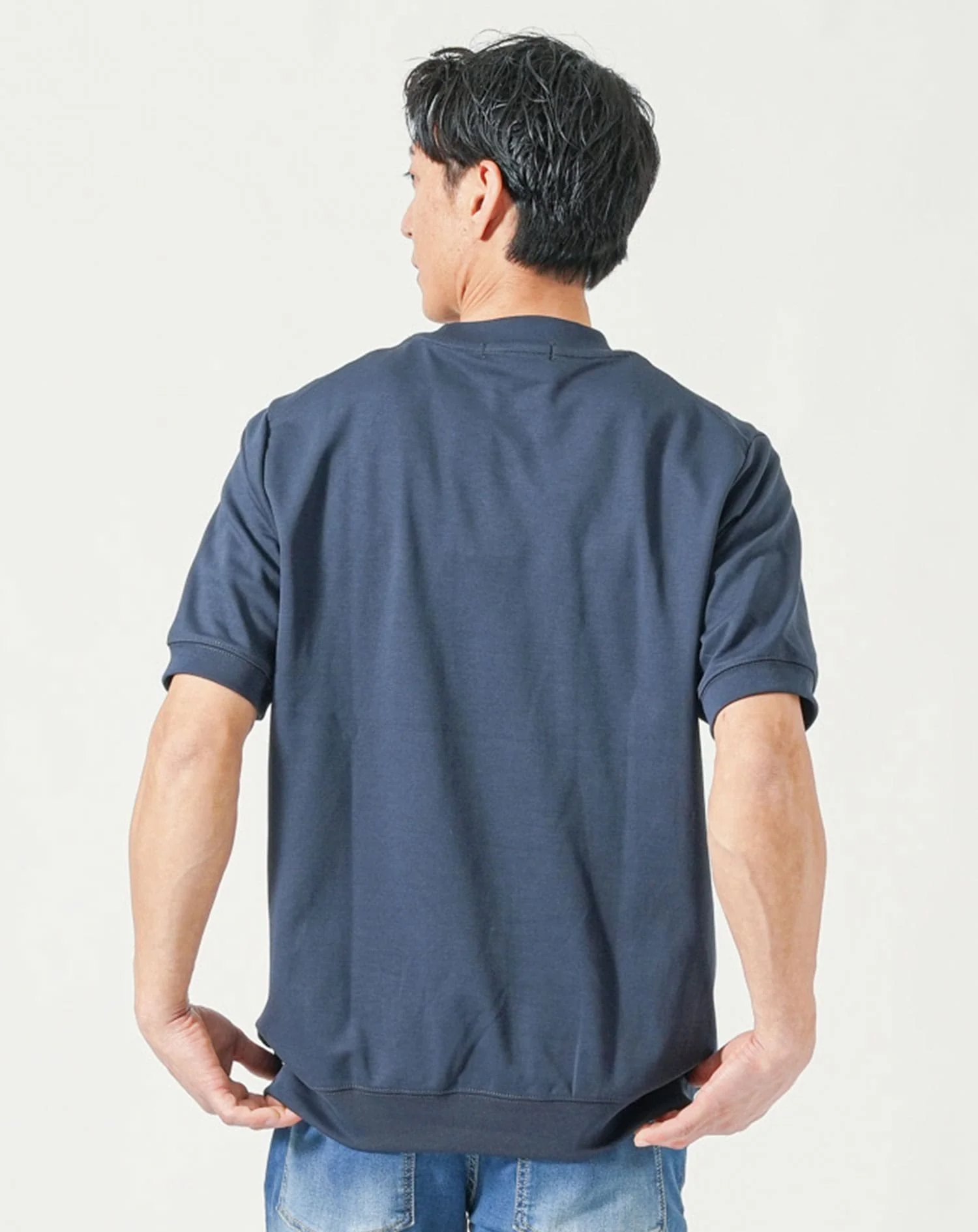 スムースコットン半袖クルーネックTシャツ - Image 46