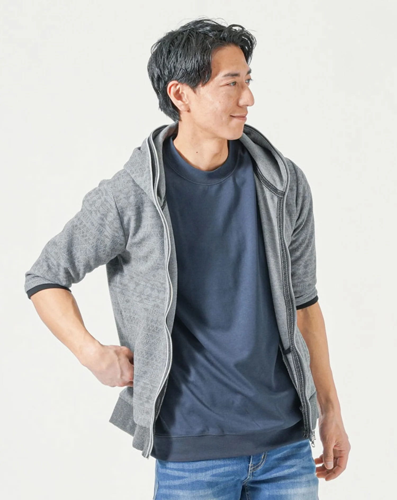 スムースコットン半袖クルーネックTシャツ - Image 47