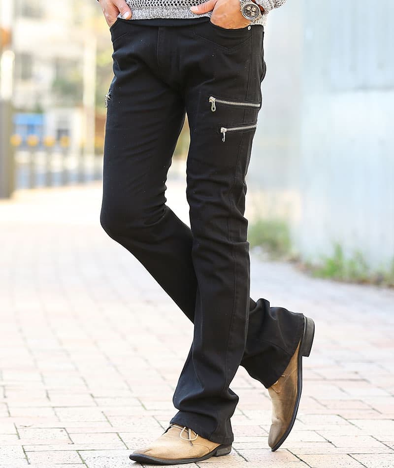 3ジップブーツカットフレアパンツ - Image 13