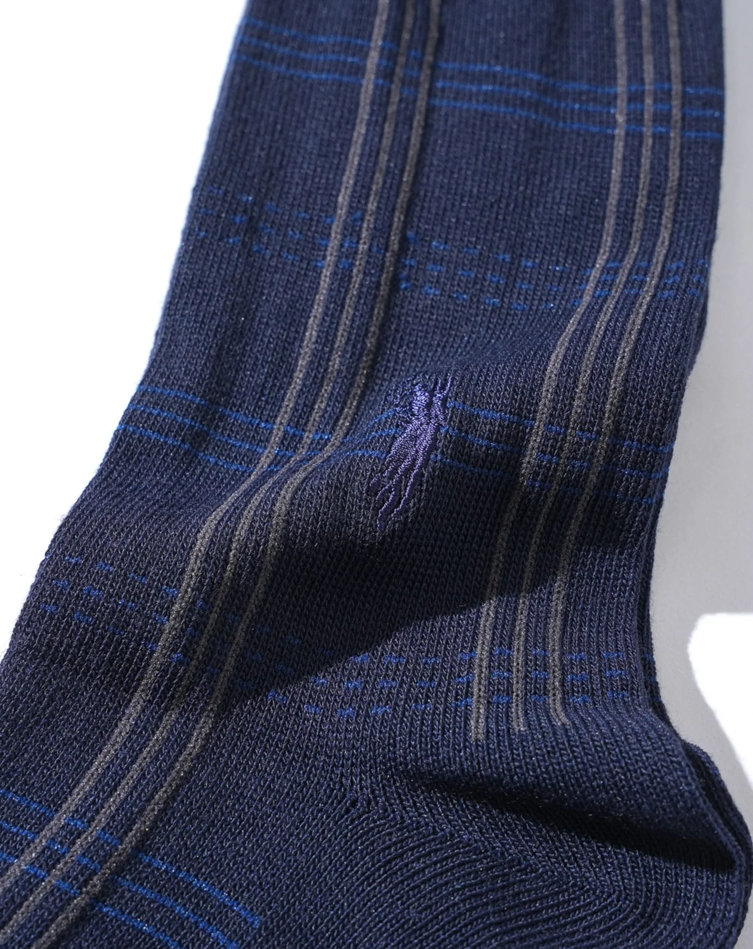 WESTERN POLO TEXAS（ウエスタンポロテキサス）ロゴ刺繍チェック柄リブソックス - Image 10