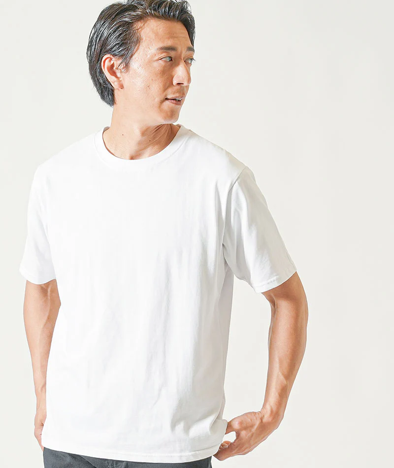 30代メンズ夏の3点コーデセット　グレー5分袖サマーカーディガン×白半袖Tシャツ×黒ストレッチチノパンツ - Image 7