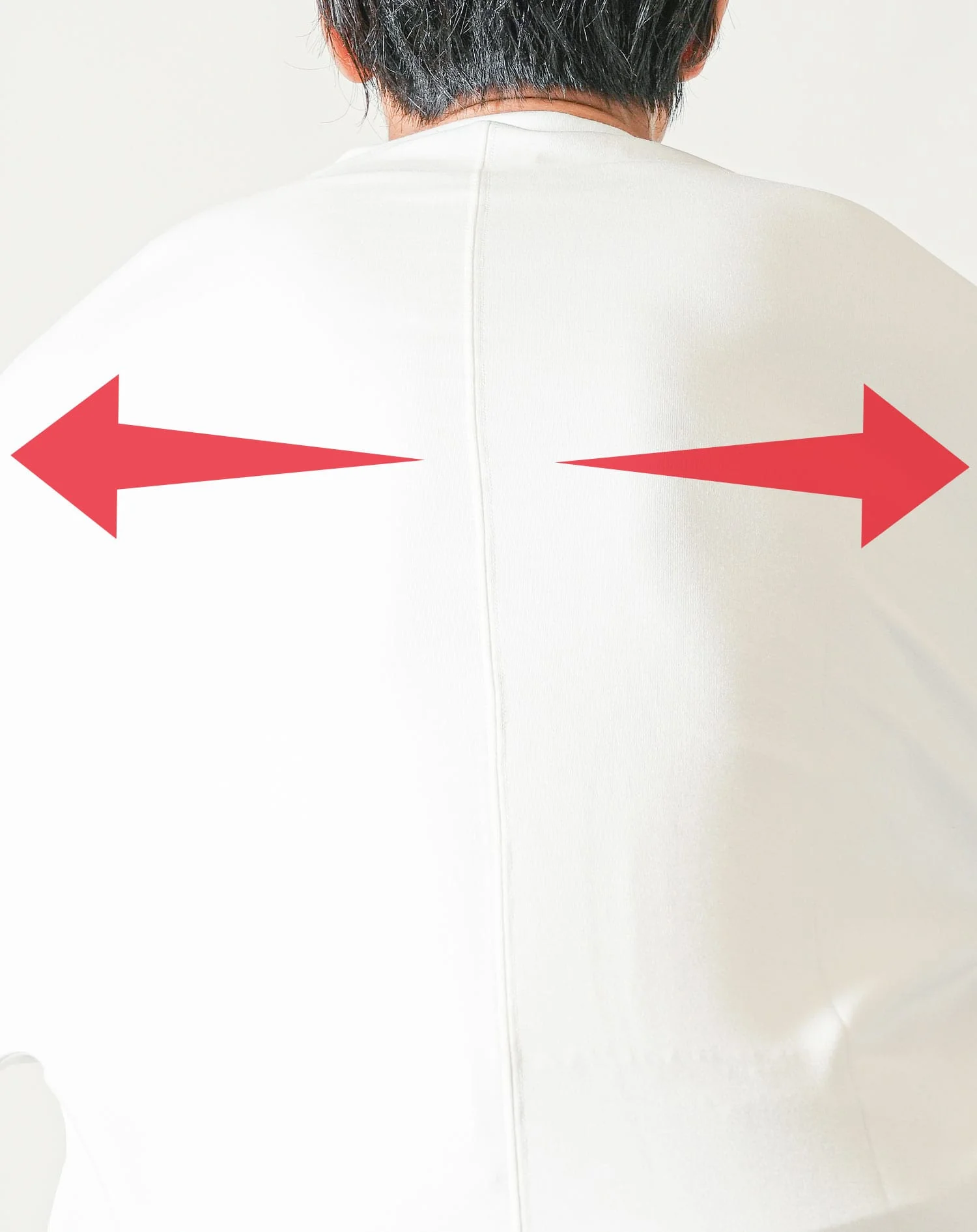 ドルマンスリーブオーバーサイズクルーネック長袖Tシャツ - Image 10