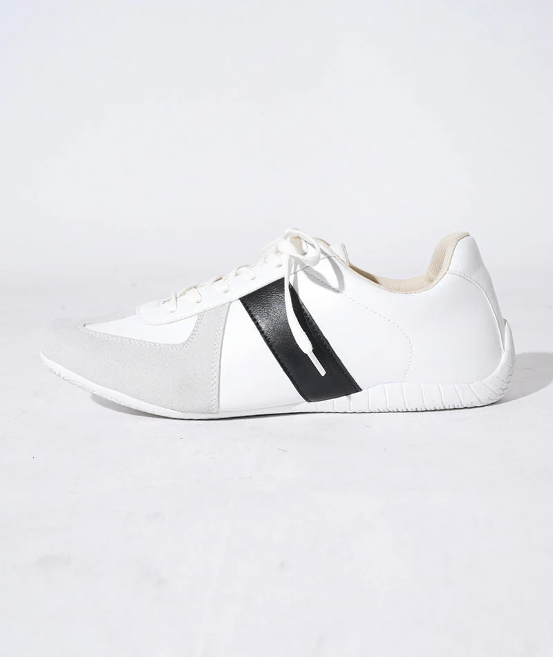 PUレザー切り替えローカットスニーカー - Image 16