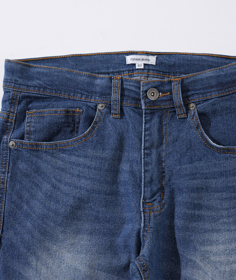 美シルエットテーパードストレッチデニムパンツ - Image 33