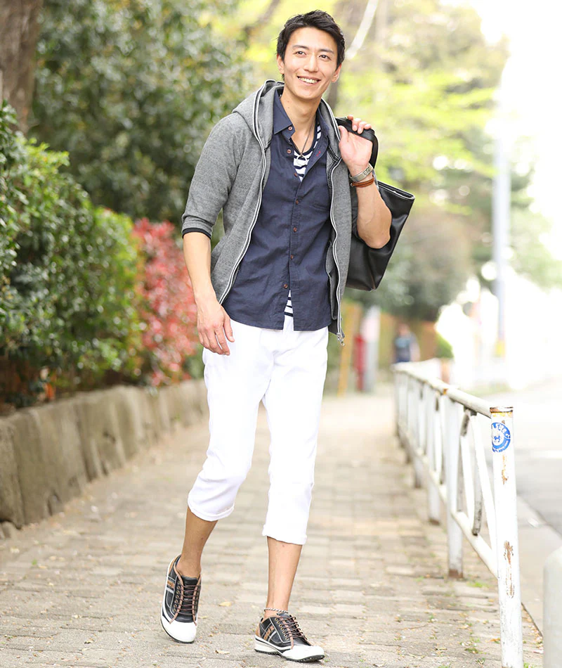シンプルデザインストレッチクロップドパンツ - Image 30