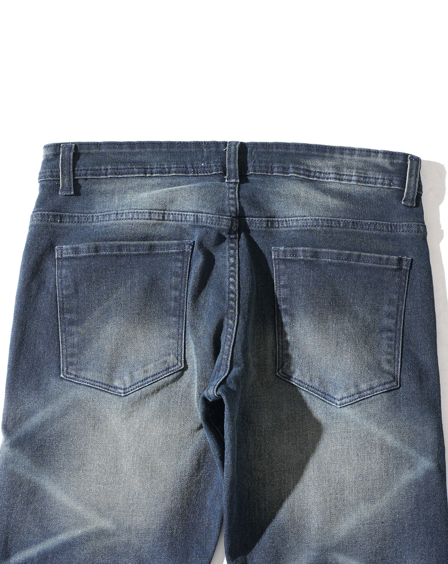 シワ加工スキニーテーパードストレッチデニムパンツ - Image 24
