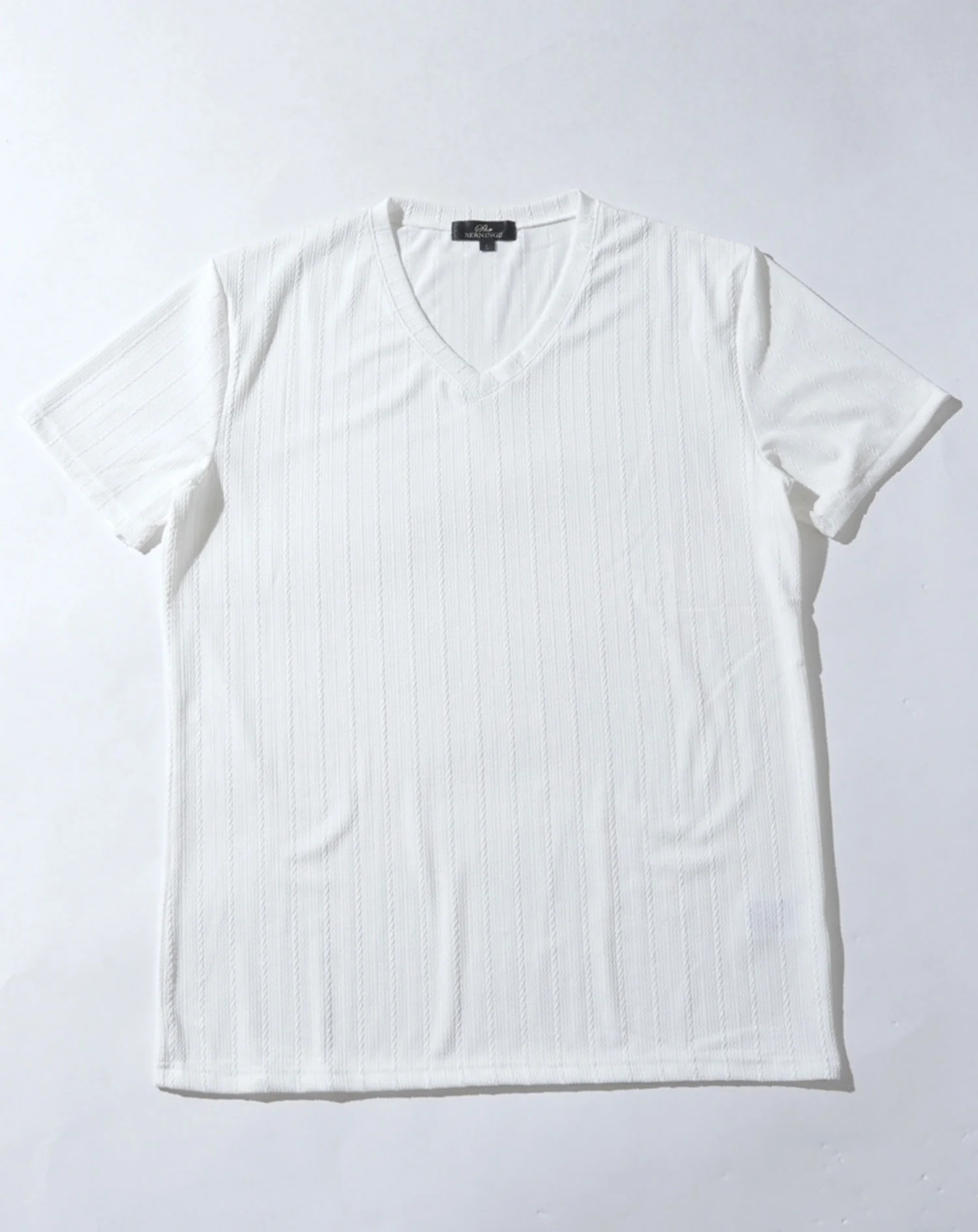 スリムフィットケーブル編み半袖Tシャツ - Image 19