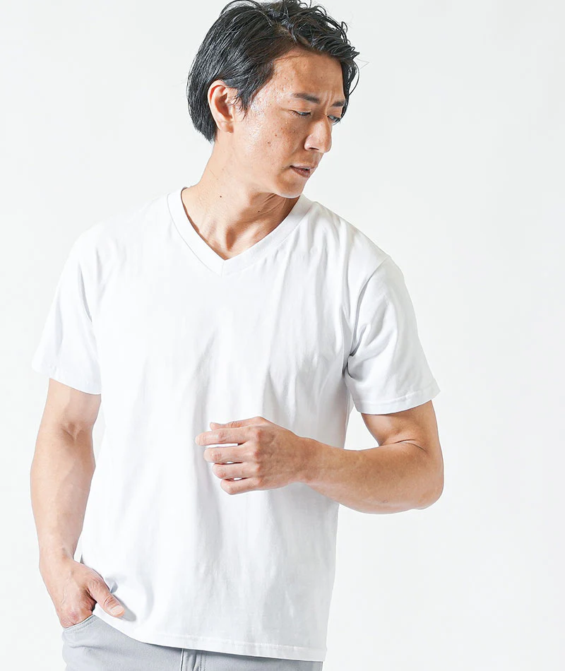 ちょいワル・イケオジメンズ夏の3点コーデセット　黒半袖ブルゾンジャケット×白半袖Tシャツ×グレースリムチノパンツ - Image 7