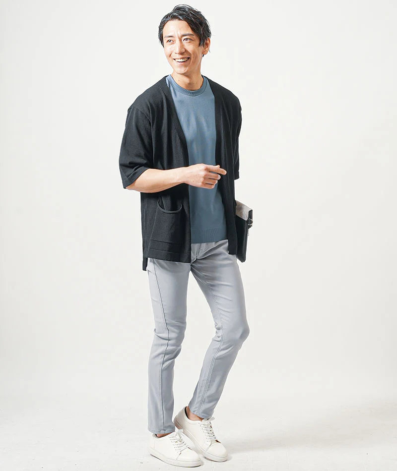 接触冷感サイドシームレスドライストレッチ半袖クルーネックTシャツ - Image 11
