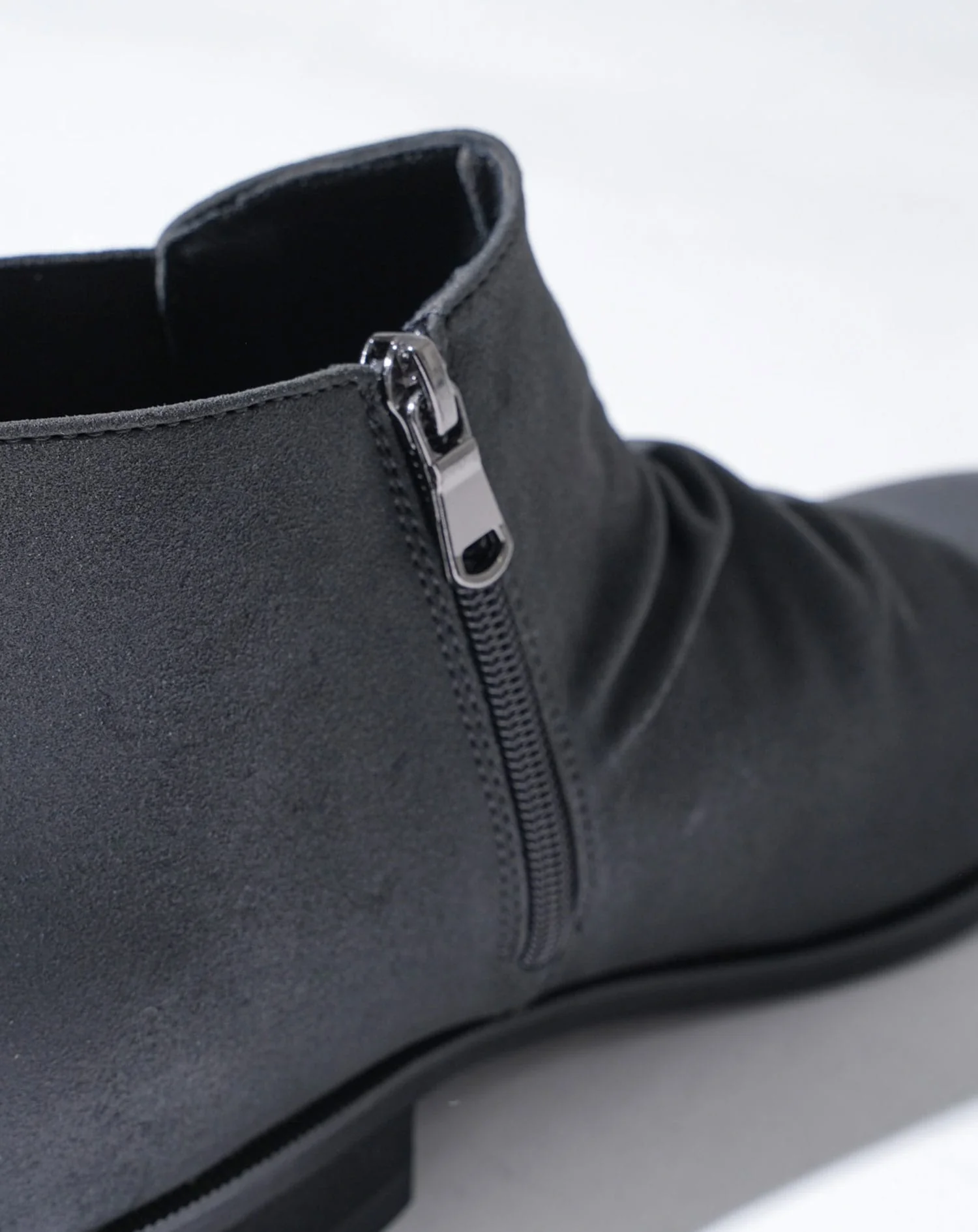 シャーリング加工サイドゴアショートブーツ - Image 13