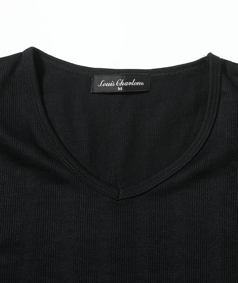 長袖ドビーストライプシャツ×半袖テレコＴシャツ　2点セット - Image 24